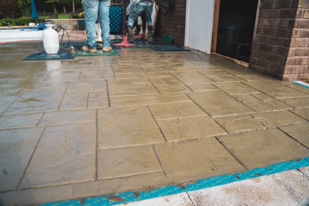 Stamping by Cox Concrete