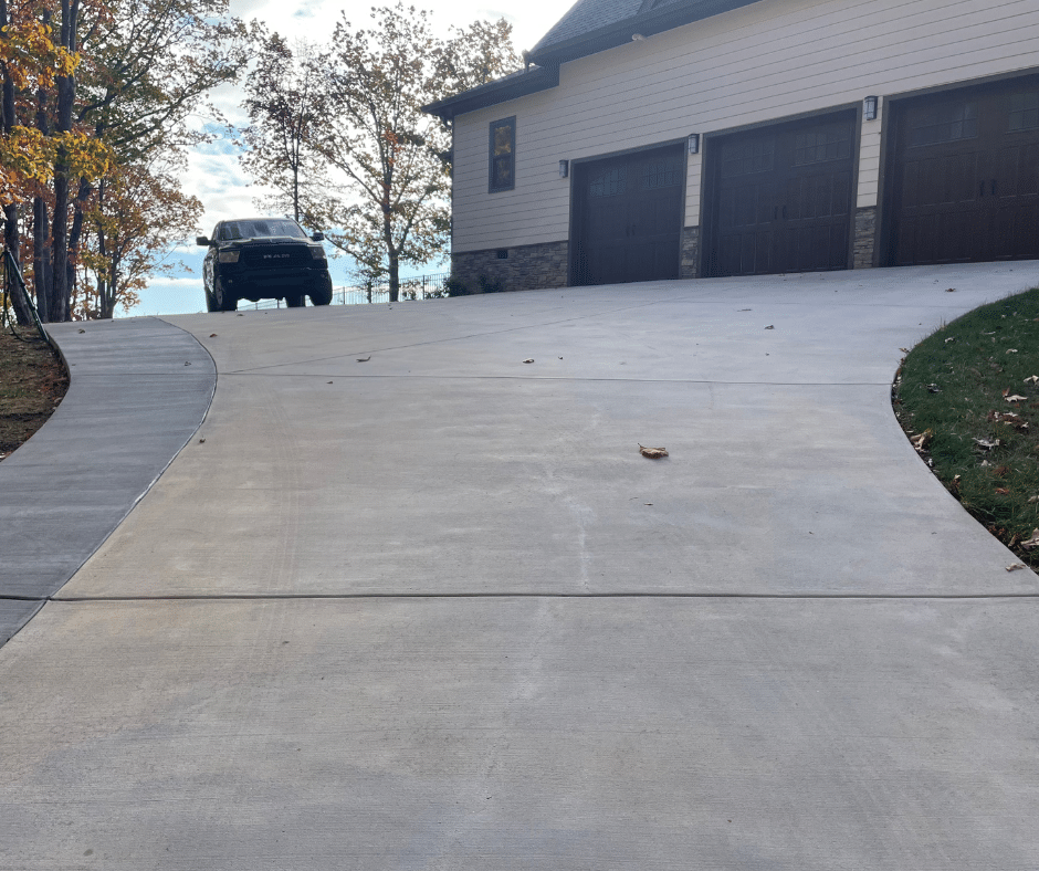For this project we chose the concrete patching method. Each crack was filled by hand with a patching compound, then finished with an infinity seal, creating a vibrant new look for the clients’ driveway.